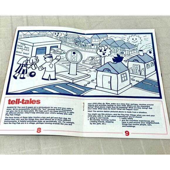 Vintage 1983 Johnson + Johnson Peg Pals Village 35  People Parts / Pieces TOY - Picture 10 of 10